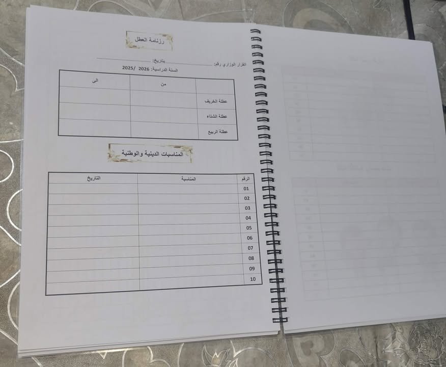 الدفتر اليومي (ابتدائي) - الصورة 3
